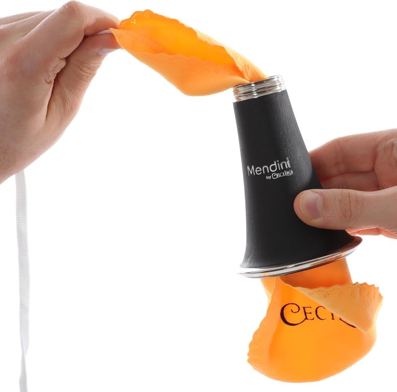 Cecilio Clarinet Care & Maintenance Kit, All in One Accessories Set with Hanky Swab, Mouthpiece Brush, Polishing Cloth, Key Brush, Cork Grease - Image 2